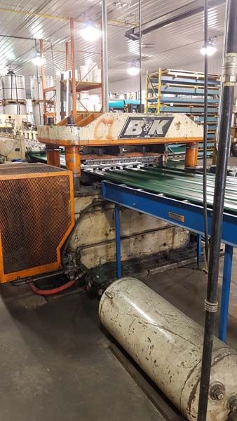 14 STAND B & K 3.5" ARBOR ROLLFORMER LINE