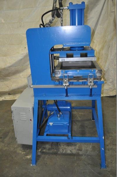 15 TON STOCKMEIER / SHAR HEATED PLATEN HYDRAULIC PRESS