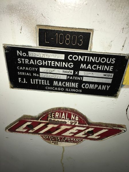 12" x .060" LITTELL STRAIGHTENER