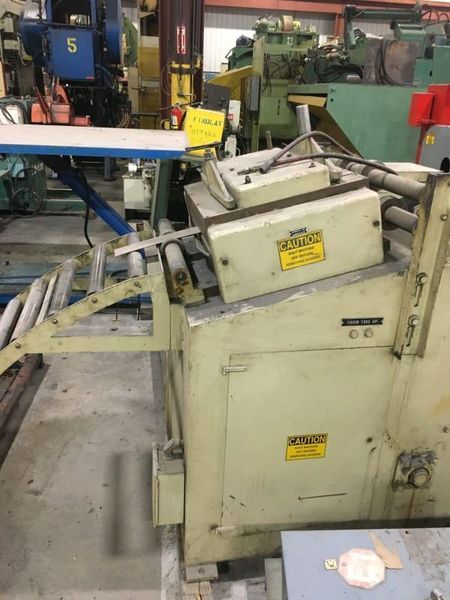 5000 x 18" x .093" COPPER WEYMOUTH PETERSON COIL CRADLE STRAIGHTENER