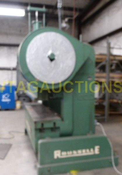 60 TON ROUSSELLE DOUBLE CRANK GAP FRAME PRESS