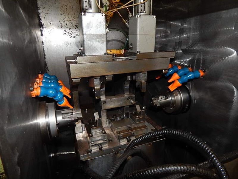 YAMADA ENGINEERING MODEL 2FB-01 DOUBLE END BORING MACHINE