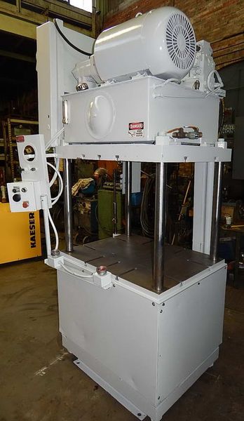 25 TON KEYSTONE 4 POST UP-ACTING HYDRAULIC TRIM PRESS
