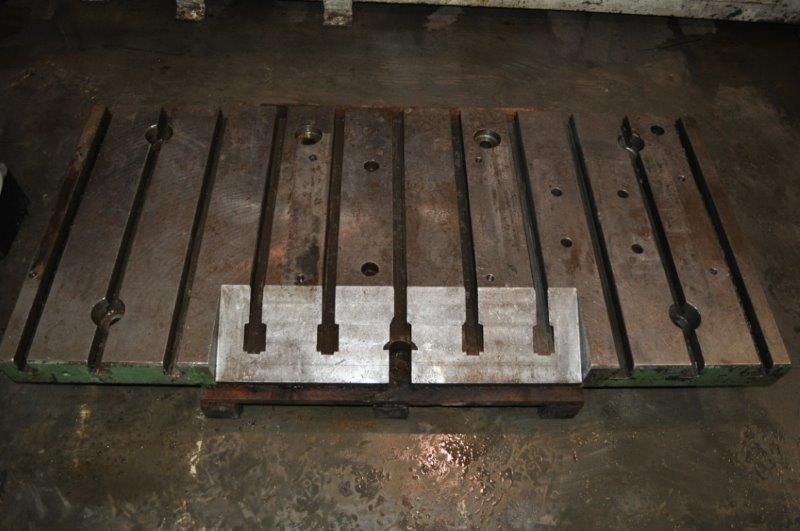 64-1/2" x 30" x 4" T-SLOTTED BOLSTER PLATE