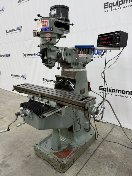 Well-Setting 9″ x 49″ Vertical Milling Machine w/ Enco DRO