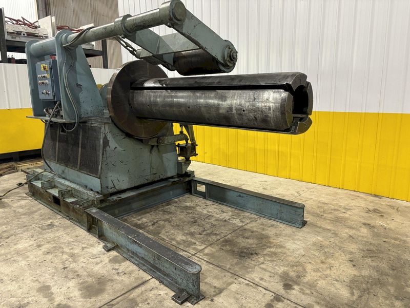 20,000 X 84" LBS ROWE MOTORIZED COIL REEL UNCOILER WITH OVERARM SUPPORT: STOCK #21270