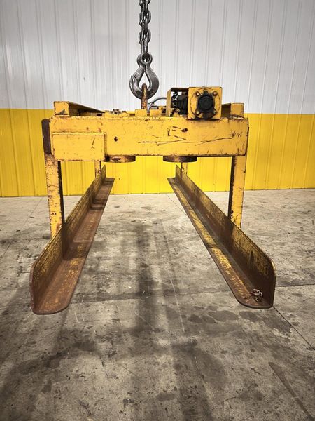 10,000 LBS x 96" x 14-48" WIDE CADY MODEL #SL101658 ADJUSTABLE SHEET LIFTER: STOCK #11459