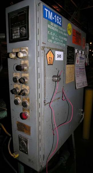 MODEL 200-20 COLUMBIA MARKING TOOLS ELECTRIC TAG HYDRAULIC EMBOSSING PRESS