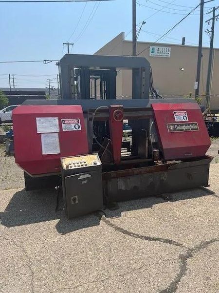 24" x 16"  CHEN LONG DOUBLE COLUMN HORIZONTAL BAND SAW