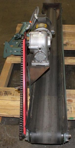8" W X 92" L HYTROL FLAT BELT CONVEYOR