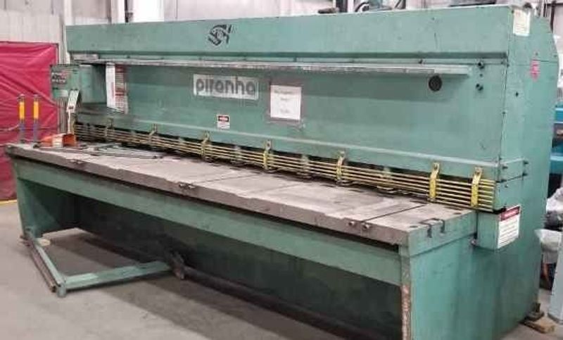 Piranha ALLSTEEL 1/4-12 12′ x 1/4″ Hydraulic Shear