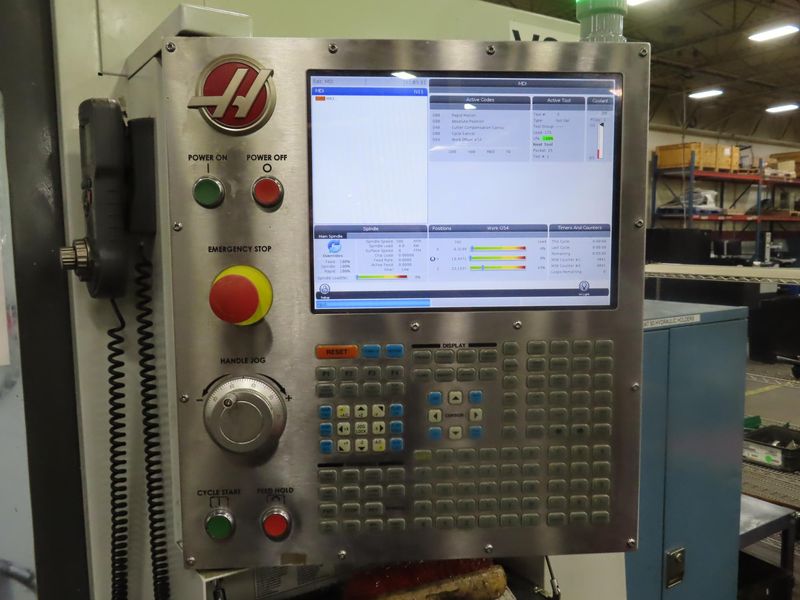 Haas VF-5/50XT CNC Vertical Machining Center, Haas NextGen Control, Haas HRT-160, 4th Axis Drive, Probing, 1000 PSI TSC