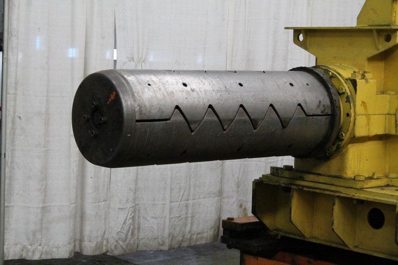 30,000 LB X 48' HERR VOSS MOTORIZED COIL REEL: STOCK #64759