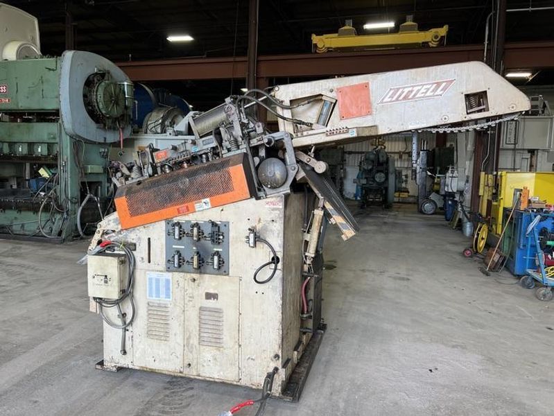 20,000 LB X 36" X .090"-.250" LITTELL COIL REEL W CAR/ STRAIGHTNER