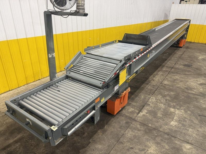 64 FT X 35" ROACH MODEL #TL2 TRUCKLOADER TWO-STAGE POWERED TELESCOPING ROLLER CONVEYOR: YOBRO #2