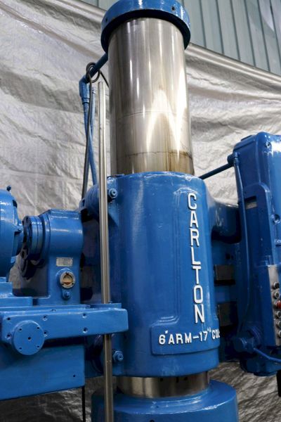 6' X 17" CARLTON RADIAL DRILL: STOCK #71032