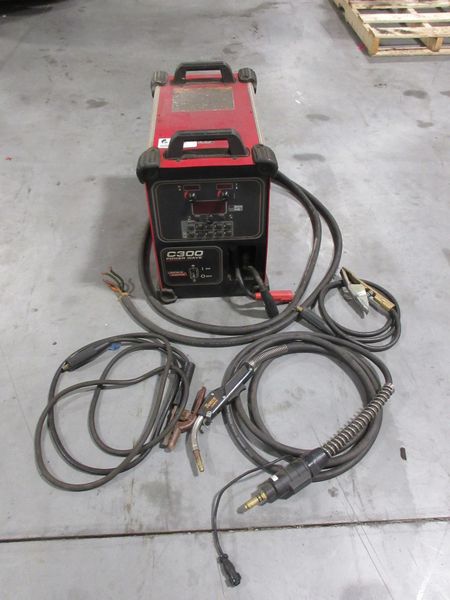 Lincoln Electric Power Wave C300 multi-process power source with an integrated wire feeder- Auction Item