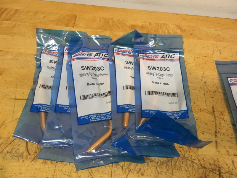American Torch Tip Size 3,4,5 Welding Tips Copper Portion (19pcs) **New In Packages**- Auction Item