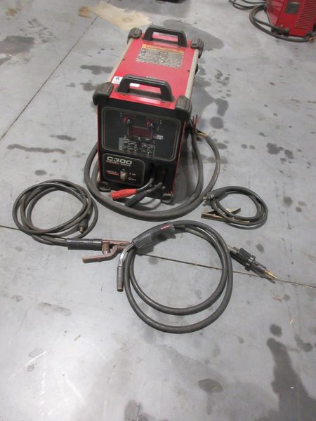 Lincoln Electric Power Wave C300 multi-process power source with an integrated wire feeder- Auction Item