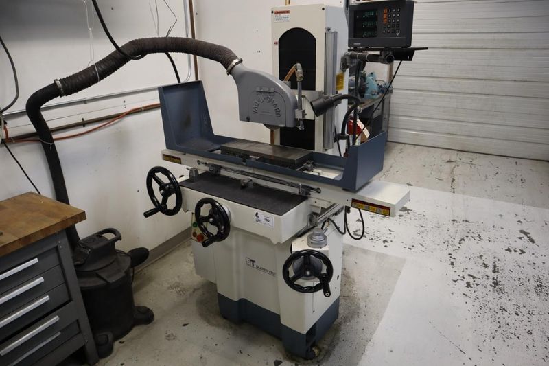 SuperTec STP-618M Hand-Feed Precision Surface Grinder, 2-Axis DRO, Coolant Pump and Tank- Auction Item