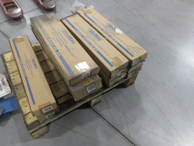 Global Industrial Divider Kits for Modular Drawer Cabinets, 4" and 6" Deep Drawers,  (12) Boxes of Parts- Auction Item