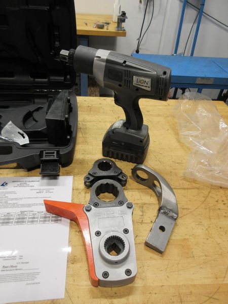 Hytorc Lion-.7, Cordless 18V Brushless 3/4" Drive, Electric Torque Gun, In Plastic Carry Case with Accessories- Auction Item