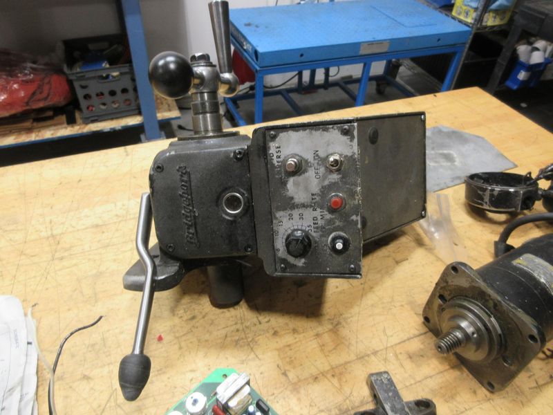 Bridgeport Variable Speed Table Fee Components- Auction Item