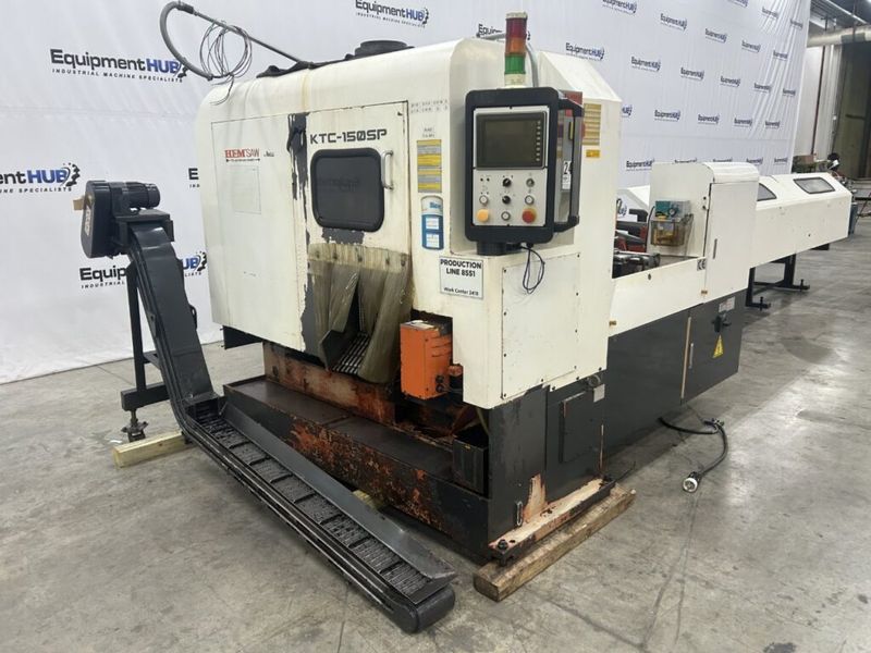 HEM KTC-150SP Automatic CNC Cold Saw w/ Automatic Bar Loader