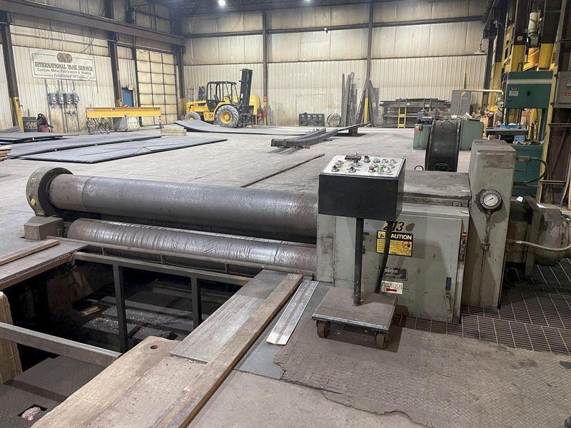 10' X 1-3/16" BERTSCH CENTURY II HYDRAULIC PLATE ROLL: STOCK #14196