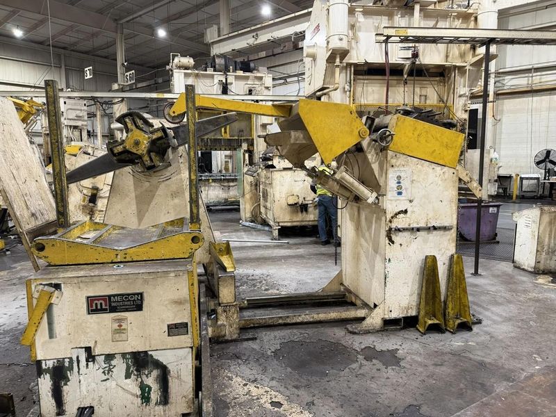 15,000 lbs. x 30" Mecon Servo Coil Feed Line for sale!