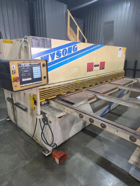 Wysong H-2510 10′ x 1/4″ CNC Hydraulic Power Squaring Shear