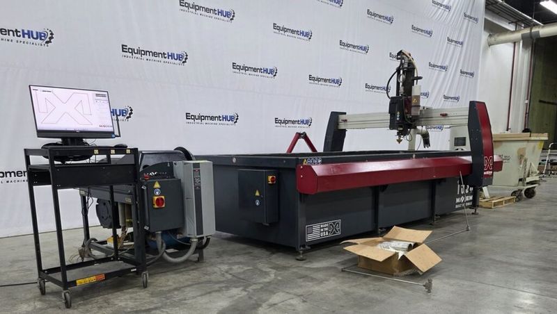 Omax Maxiem 1530 5′ x 10′ 5 Axis CNC Waterjet (A Jet Head)