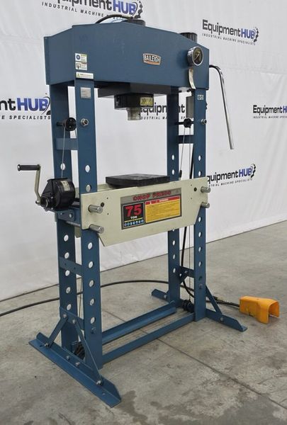 Baileigh HSP-75A 75 Ton Air/Hand Operated H-Frame Press