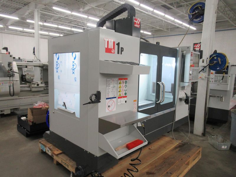 Haas TM-1P Toolroom Mill 30" x 12" x 16", 10K RPM, 20 Station Tool Changer, 4th-Axis Drive, Probing, High Speed Machining - ZERO CUTTING HOURS