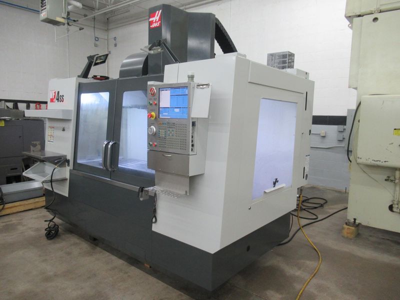 Haas VF-4SS CNC Vertical Machining Center, 50"x20"x25", 12K Spindle, Chip Auger, 4th Axis, 24 ATC
