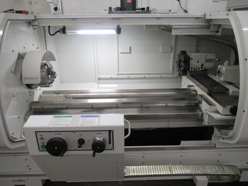 Milltronics ML18/60 2-Axis Combination Lathe, 8 Station Turret, Tailstock