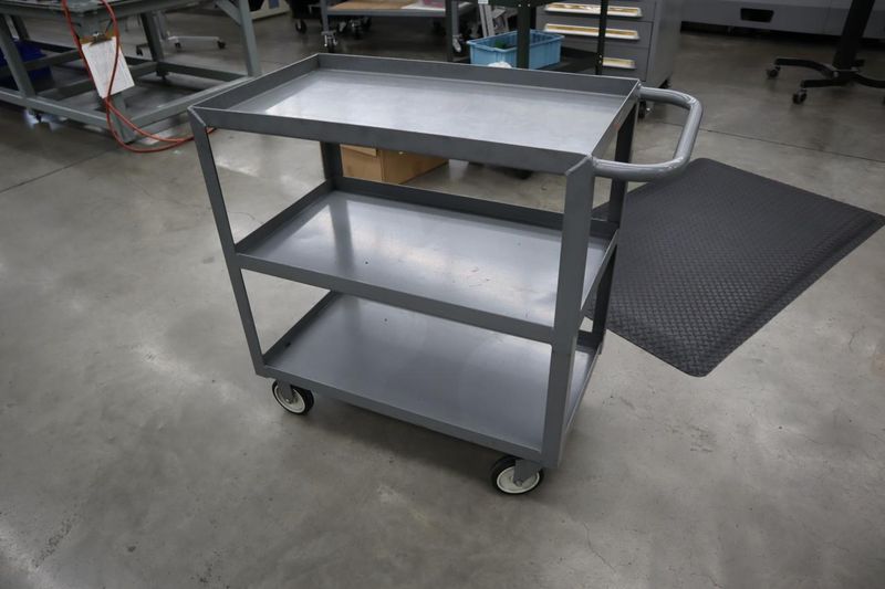 Uline Metal Tool Cart, 3 Shelves- Auction Item