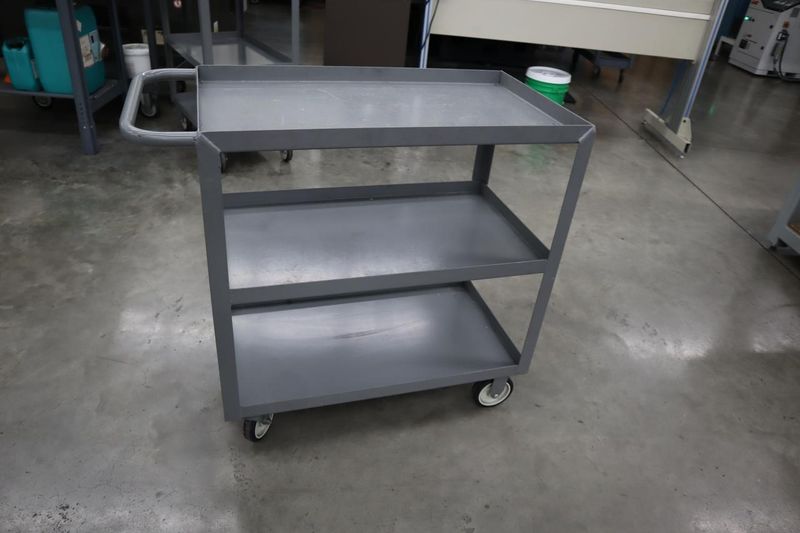 Uline Metal Tool Cart, 3 Shelves- Auction Item