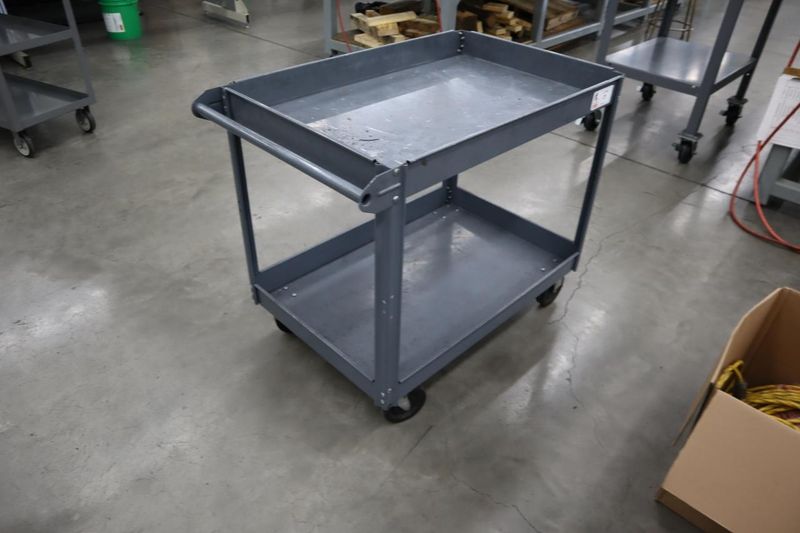 Metal Tool Cart, 2 Shelves- Auction Item