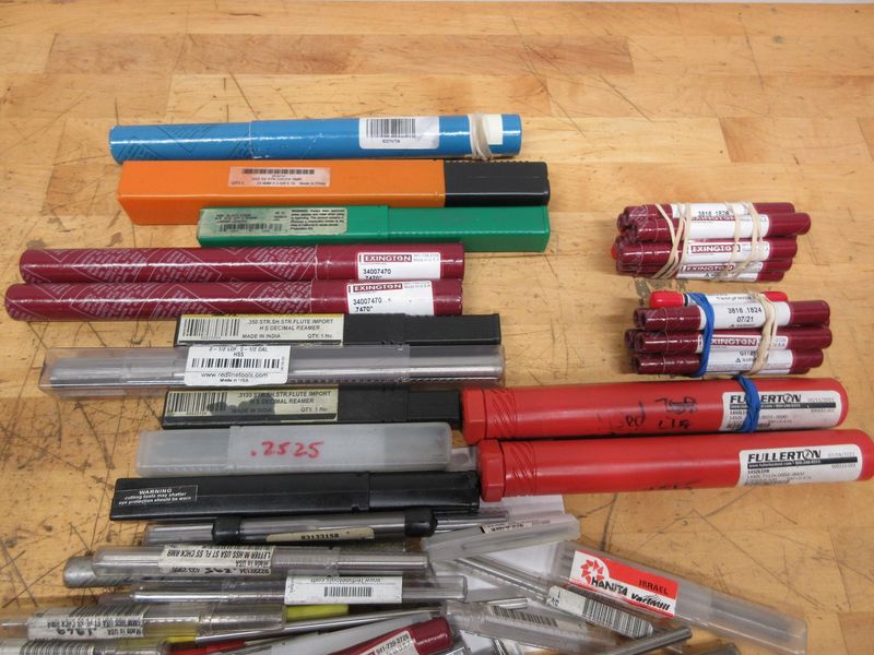 HSS and Carbide Reamers and Variety of Taps- Auction Item