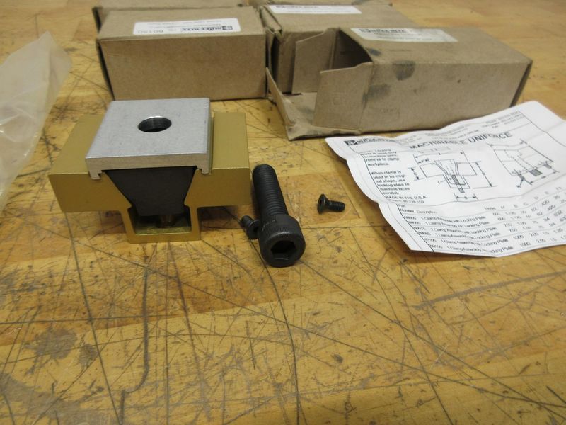 Mitee-bite Products Inc 60150 Machinable Fixture Clamp Wedge 1/2-13 5902lb, (5pcs) in Packages- Auction Item