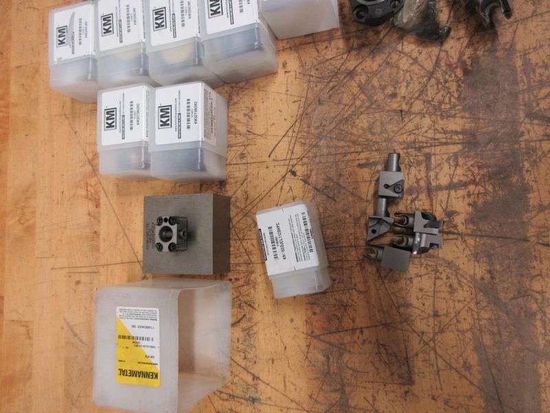 Kennametal KM Tooling, KM16, KM25, KM32, KM40, Quick Change Indexable Tooling Heads and Tool Holders **Many New In Packages**- Auction Item