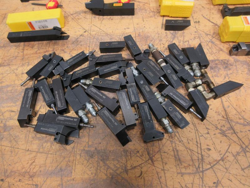Sandvik Inserted 5/8" & 3/4" Stick Turning Lathe Tools **Many New in Packages**- Auction Item