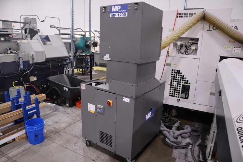 MP Systems Type AT RT 4P 1-3 High Pressure Coolant System with MP1200 Mist Collector- Auction Item