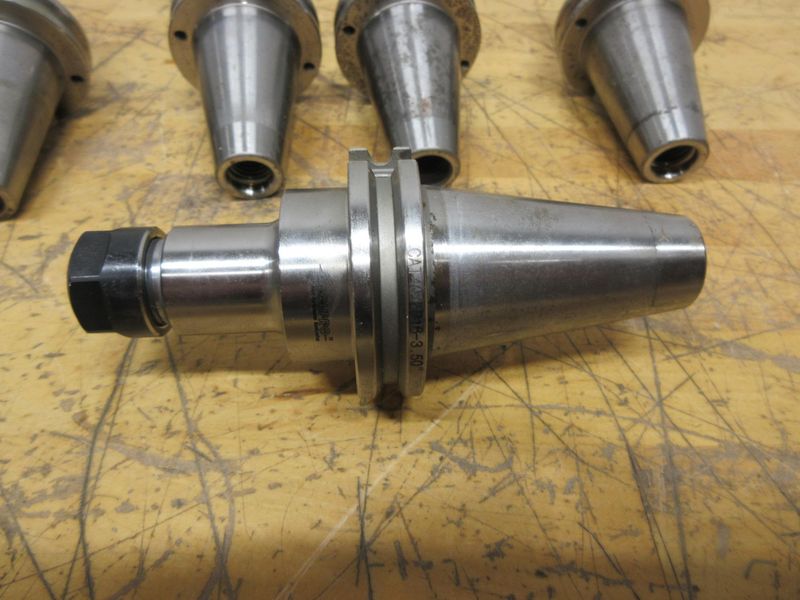 CAT 40 - ER16 Collet Chucks(5 pcs) - Acupro # CAT-40 ER16-3.500" Gage Length- Auction Item