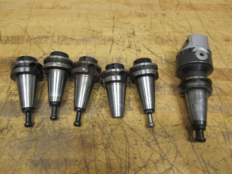 BT-Tool Holders - with (1) Criterion TABH-300D High Precision Boring Head, and (5 pcs)  Parlec BT-40 Collet Chucks- Auction Item