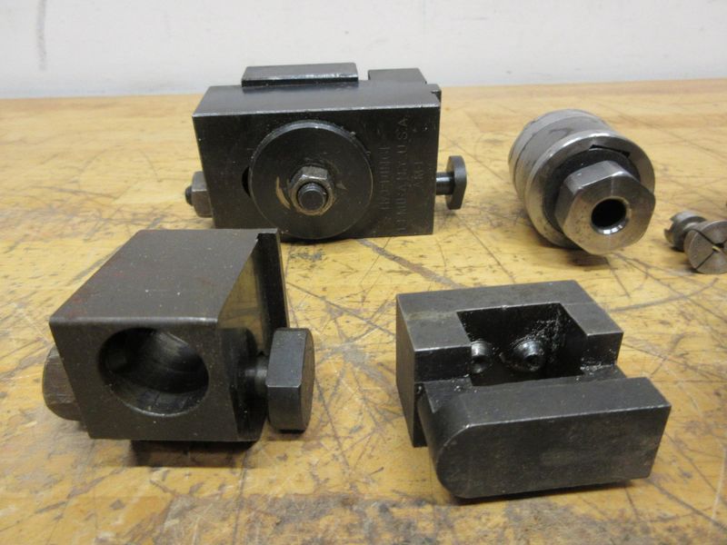 Hardinge Lathe Tool Holders(10) Including TT-5/8 Tapping Holder & Collet- Auction Item