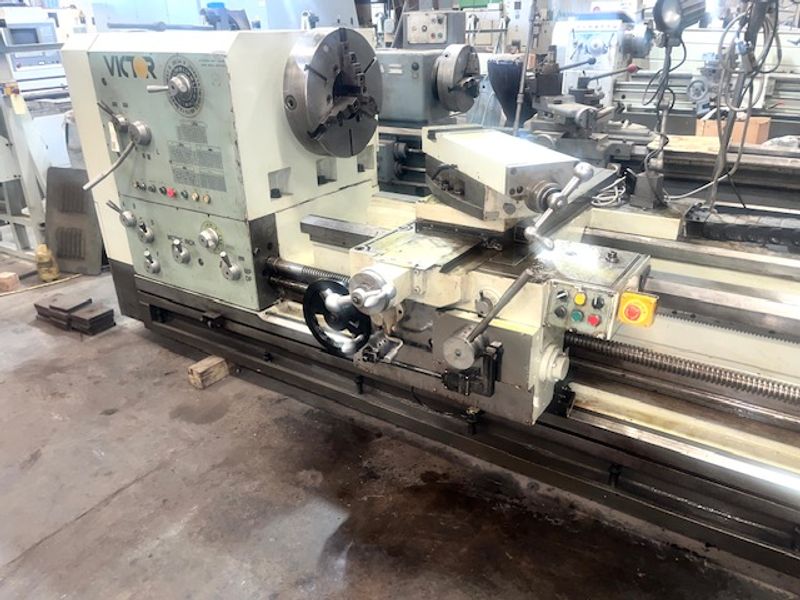 Victor PA-35 35″ x 120″ Oil Country Engine Lathe, 6″ Spindle Bore