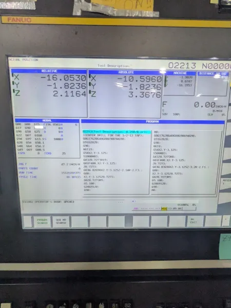2018 ROMI D1250 Vertical Machining Center