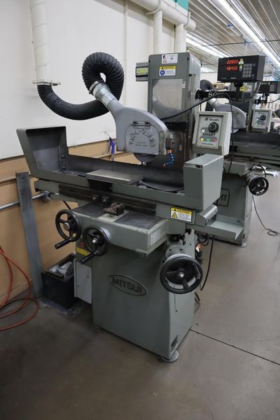 Mitsui High Tec MSG-200MH 6" x 12" Hand Feed Surface Grinder, Variable Spindle Speed, EM Chuck, Sony 2-Axis DRO, Vac-U-Guard, Coolant- Auction Item